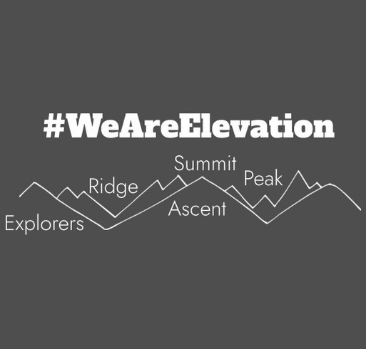 Support Elevation shirt design - zoomed