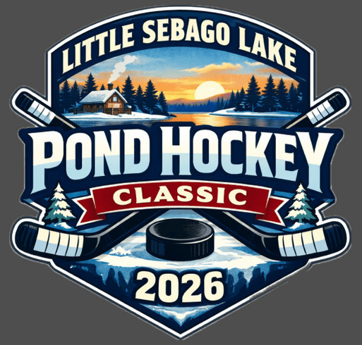 2026 Little Sebago lake Pond Hockey Classic shirt design - zoomed