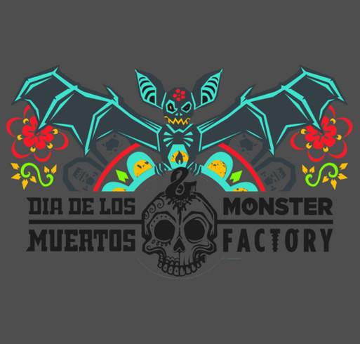 CityArts Factory's Dia de los Muertos & Monster Factory shirt design - zoomed