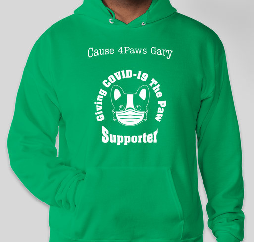 Giving Covid-19 the Paw! - Cause 4 Paws Gary Fundraiser Fundraiser - unisex shirt design - front