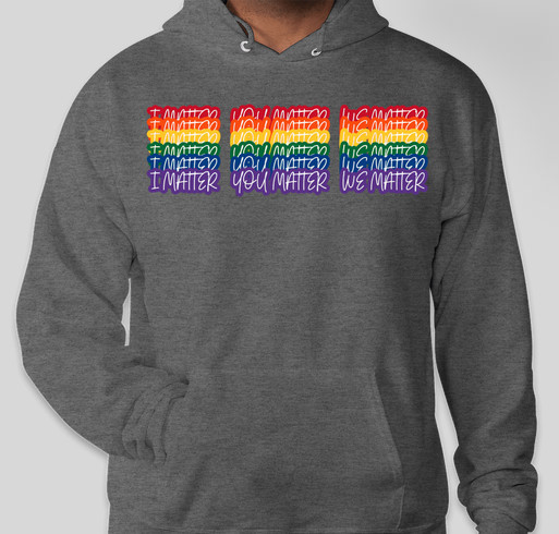 The You Matter Too Movement Fundraiser - unisex shirt design - front