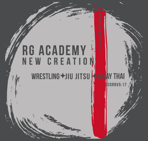 RG Academy New Creation Hoodie shirt design - zoomed