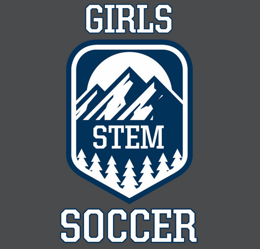 STEM Girls Soccer shirt design - zoomed