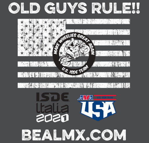 John Beal ISDE Italy 2021 Hoodie shirt design - zoomed