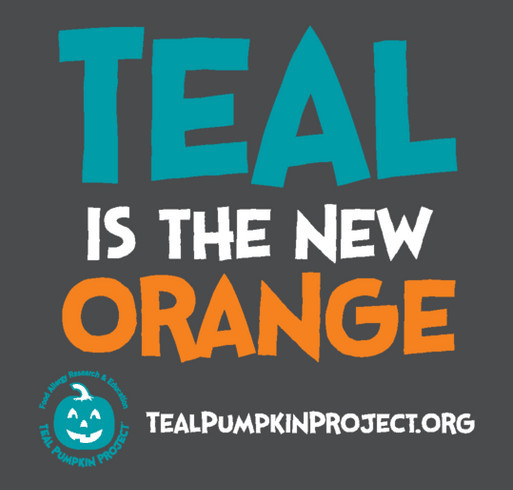 The Teal Pumpkin Project® shirt design - zoomed