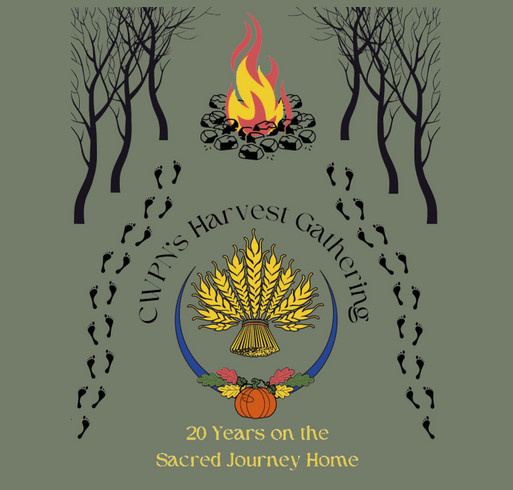 Harvest Gathering: 20 Years on the Sacred Journey Home shirt design - zoomed