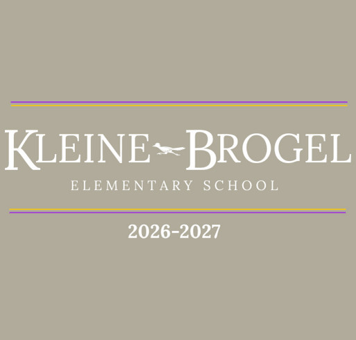 Kleine Brogel Elementary School PTO Fundraiser 2026-27 shirt design - zoomed