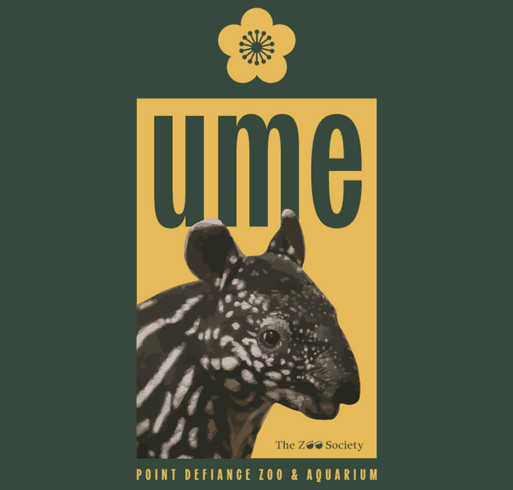 Celebrating Ume shirt design - zoomed