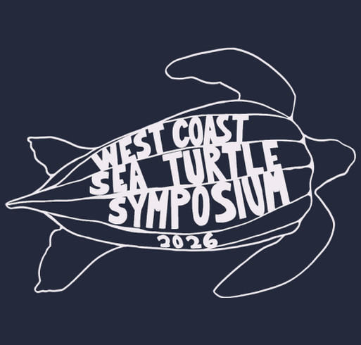 2026 West Coast Sea Turtle Symposium shirt design - zoomed