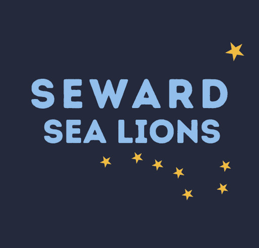 Seward Elementary Sea Lions- Realistic Logo Gear Fundraiser shirt design - zoomed