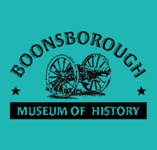 Boonsborough Flag/Museum T-shirt Fundraiser shirt design - zoomed