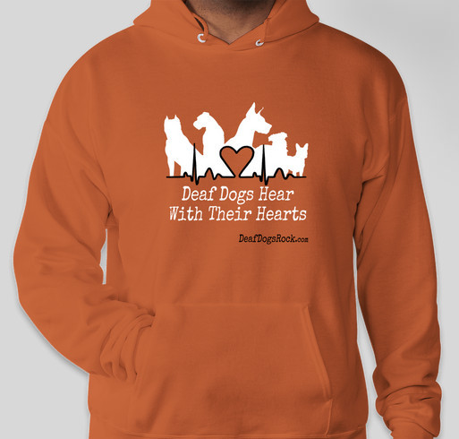 Celebrate National Deaf Dogs Rock Day and Deaf Dog Awareness Week! Support Deaf Dogs in Need! Fundraiser - unisex shirt design - front