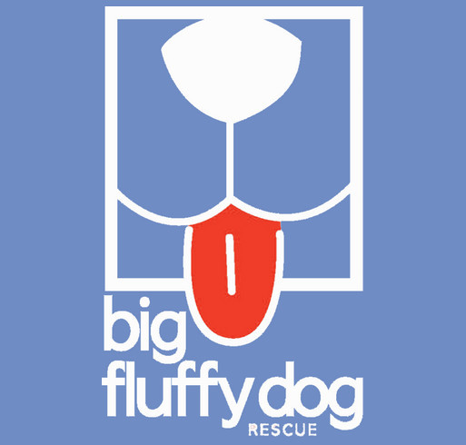 Big Fluffy Dog Rescue shirt design - zoomed