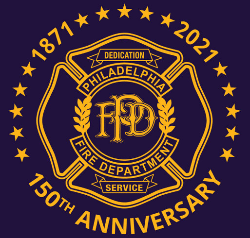 Philadelphia Fire Department 150th Anniversary Mug shirt design - zoomed