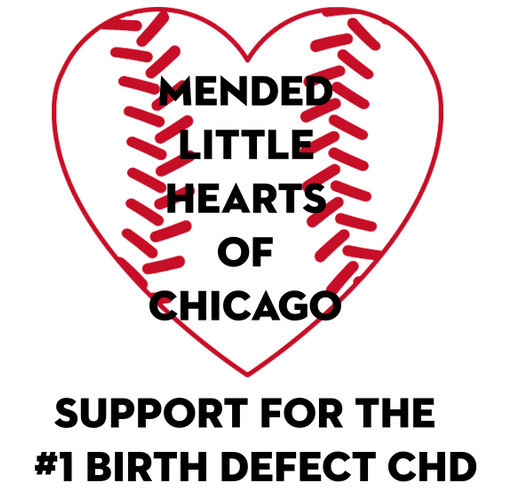 Mended Little Hearts day at US Cellular Field shirt design - zoomed