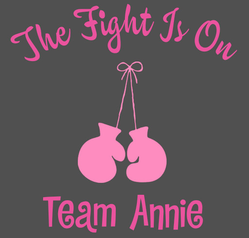 Team Annie shirt design - zoomed