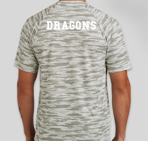 Buy a Dragons Performance Camo Sport Shirt Fundraiser - unisex shirt design - back