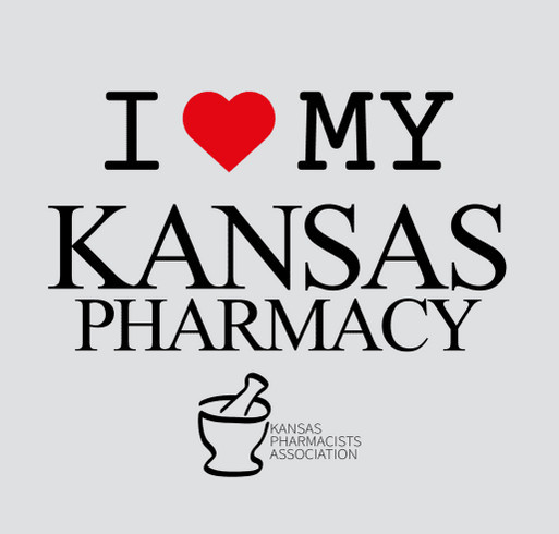 KPhA26 - I ❤️ My Kansas Pharmacy shirt design - zoomed