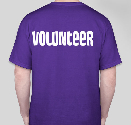 Volunteer T-shirt Fundraiser - unisex shirt design - back