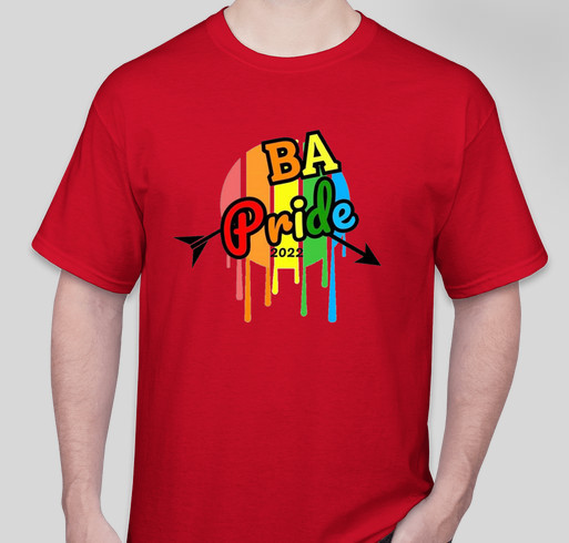 PRIDE Fest in BA - 1 Fundraiser - unisex shirt design - front