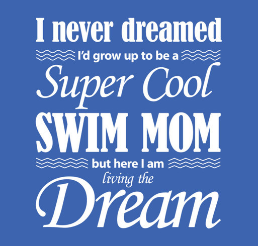 EISF Swim Mom T-shirts :: CREW NECK shirt design - zoomed