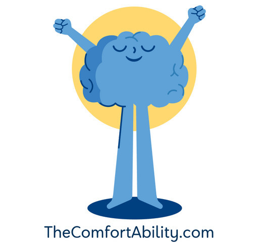 The Comfort Ability Program shirt design - zoomed