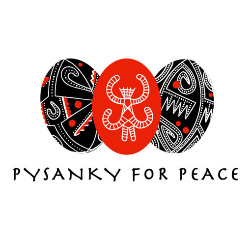 Pysanky For Peace - Limited Edition T- Shirt Fundraiser For Ukraine shirt design - zoomed