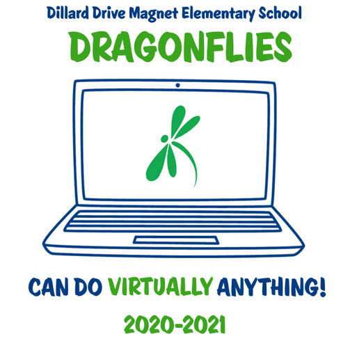 Dillard Drive Elementary School Fundraiser shirt design - zoomed
