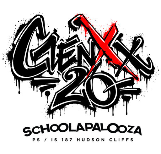 PS/IS Schoolapalooza 20 shirt design - zoomed