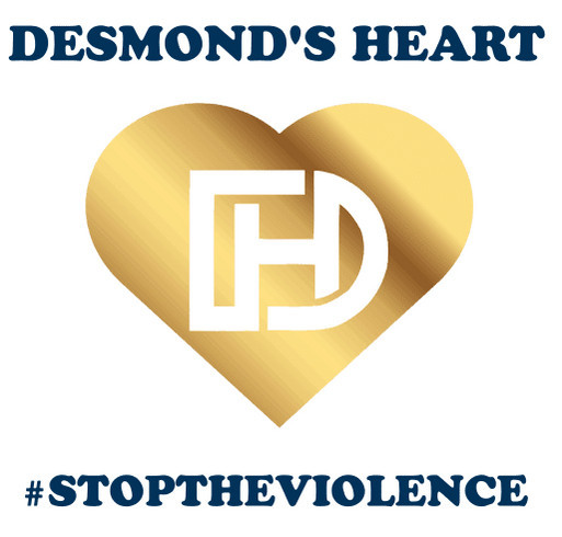 Desmond’s Heart Virtual 5K shirt design - zoomed