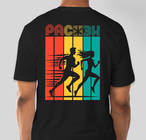 PAC-3K 2024 Fundraiser - unisex shirt design - back
