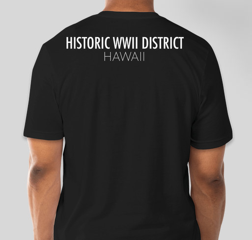 Historic WWII District: Battle of Midway 76th Commemoration Fundraiser - unisex shirt design - back
