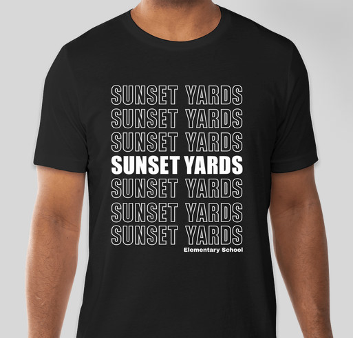 Sunset Repeat Fundraiser - unisex shirt design - front