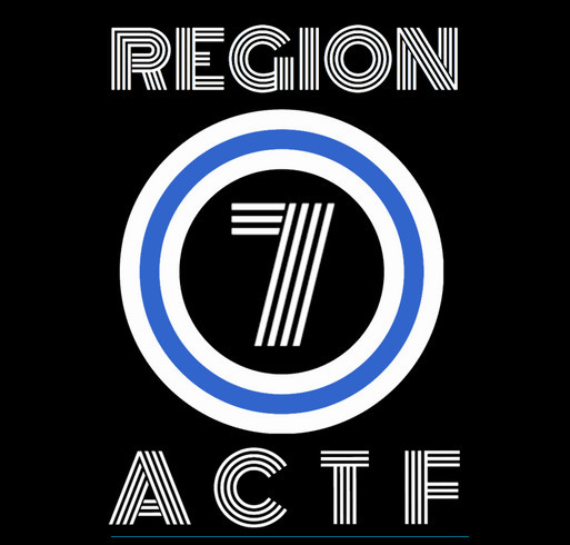 ACTF Region 7 Swag shirt design - zoomed