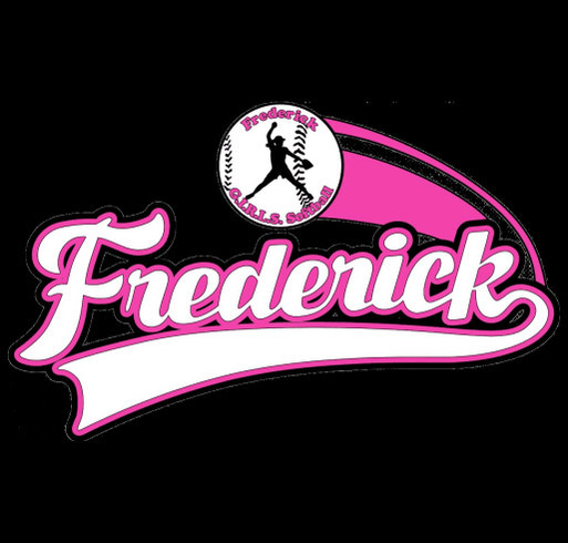 FUN-raiser Frederick GIRLS Softball shirt design - zoomed