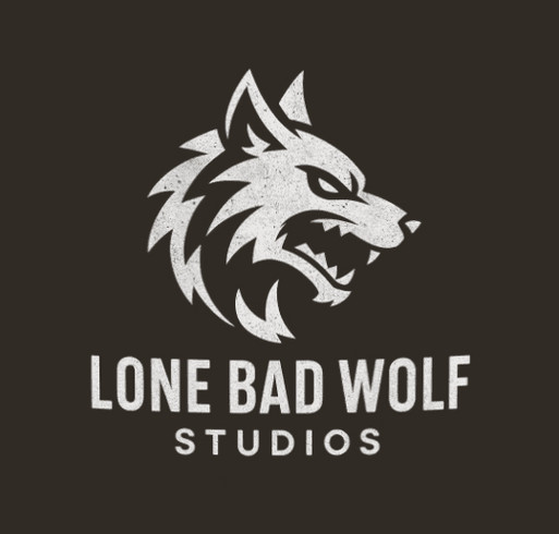 Lone Bad Wolf Studios Website Fund shirt design - zoomed