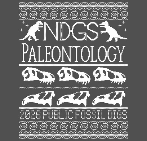 2026 NDGS Paleontology Public Fossil Digs Shirts shirt design - zoomed
