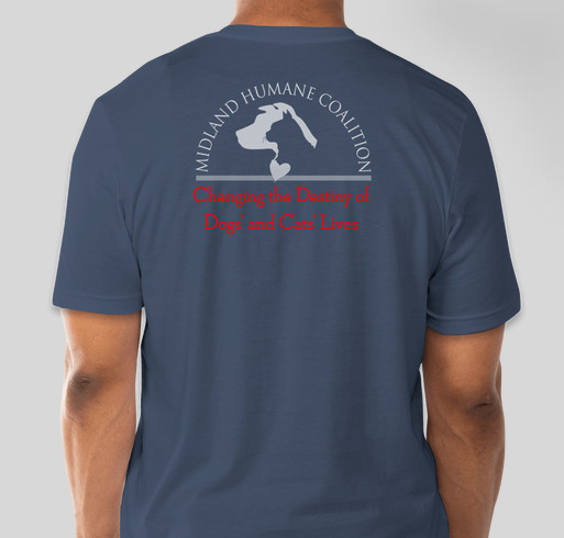 Midland Humane Coalition Fund Raiser Fundraiser - unisex shirt design - back