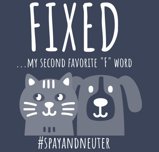 Fix Your Pets! shirt design - zoomed