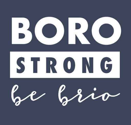 Cafe Brio - BORO STRONG Campaign shirt design - zoomed