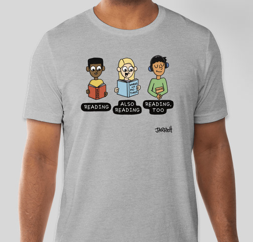 How do YOU read? Fundraiser - unisex shirt design - small