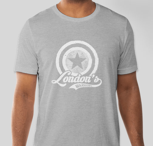 London's Warriors - Leukemia Awareness & Support for London Blair Fundraiser - unisex shirt design - front