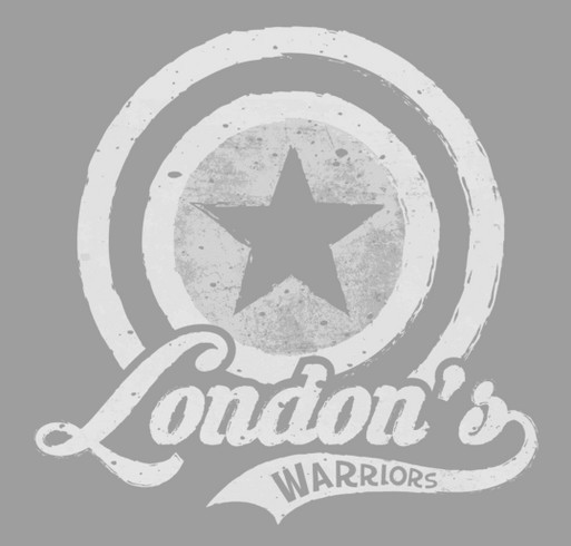London's Warriors - Leukemia Awareness & Support for London Blair shirt design - zoomed