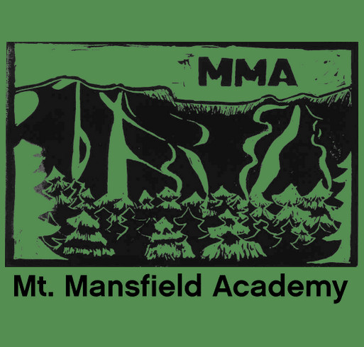 Spring at Mt. Mansfield Academy shirt design - zoomed