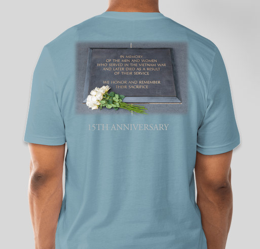 15th Anniversary of the In Memory plaque Fundraiser - unisex shirt design - back