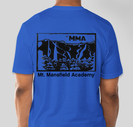 Spring at Mt. Mansfield Academy Fundraiser - unisex shirt design - back