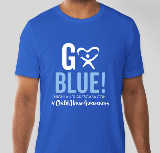 Go Blue For CASA! Fundraiser - unisex shirt design - small