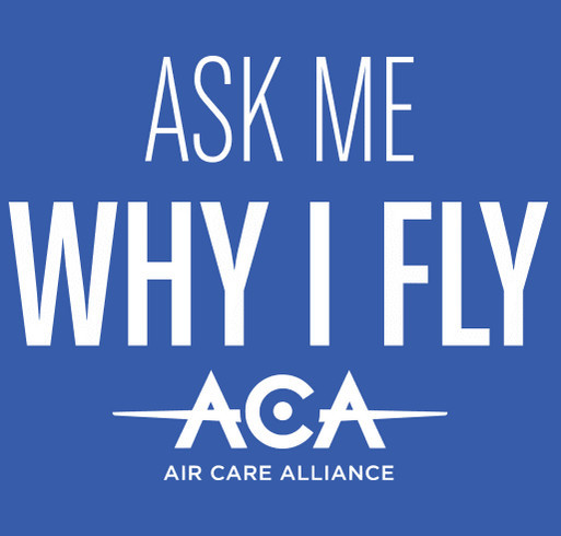 Air Care Alliance - Public Benefit Flying Day shirt design - zoomed