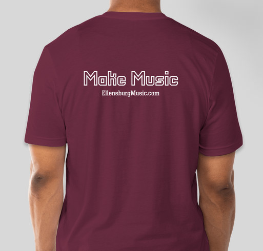 Music-Maker Shirts Fundraiser - unisex shirt design - back
