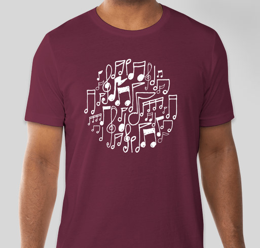 Music-Maker Shirts Fundraiser - unisex shirt design - front